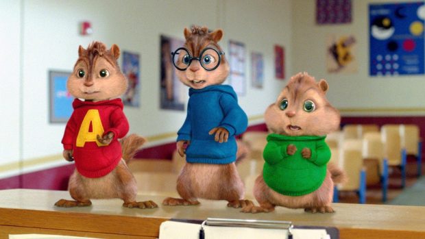 Movie Alvin and The Chipmunks Background.