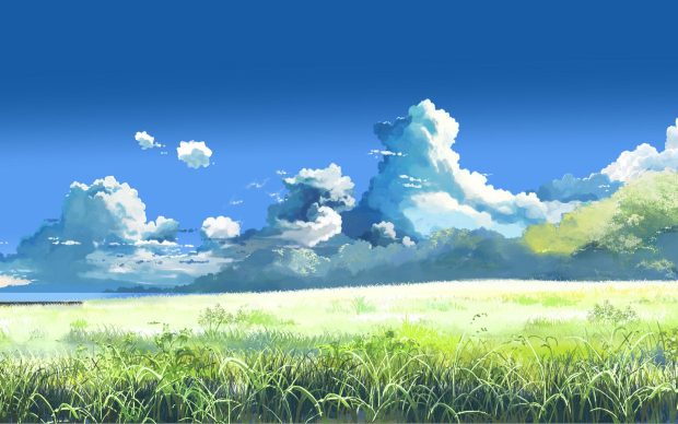 Nature in 5cm Per Second Anime Wallpaper.