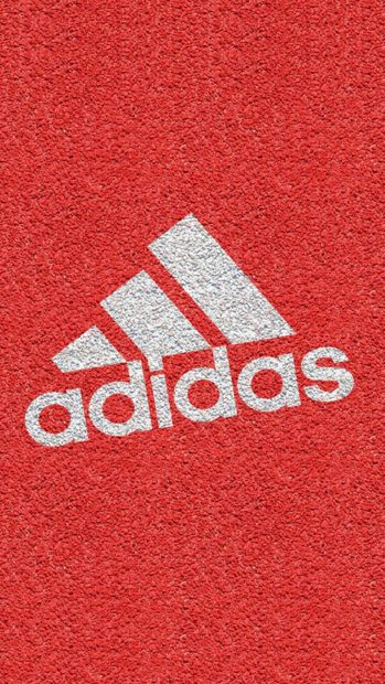 Red Adidas Iphone Background.