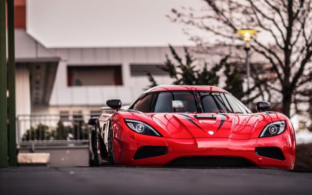 Red Koenigsegg Agera R Wallpaper.