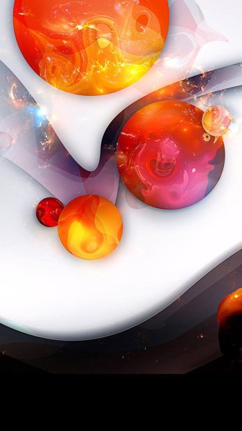 Red balls 3D Background for Android