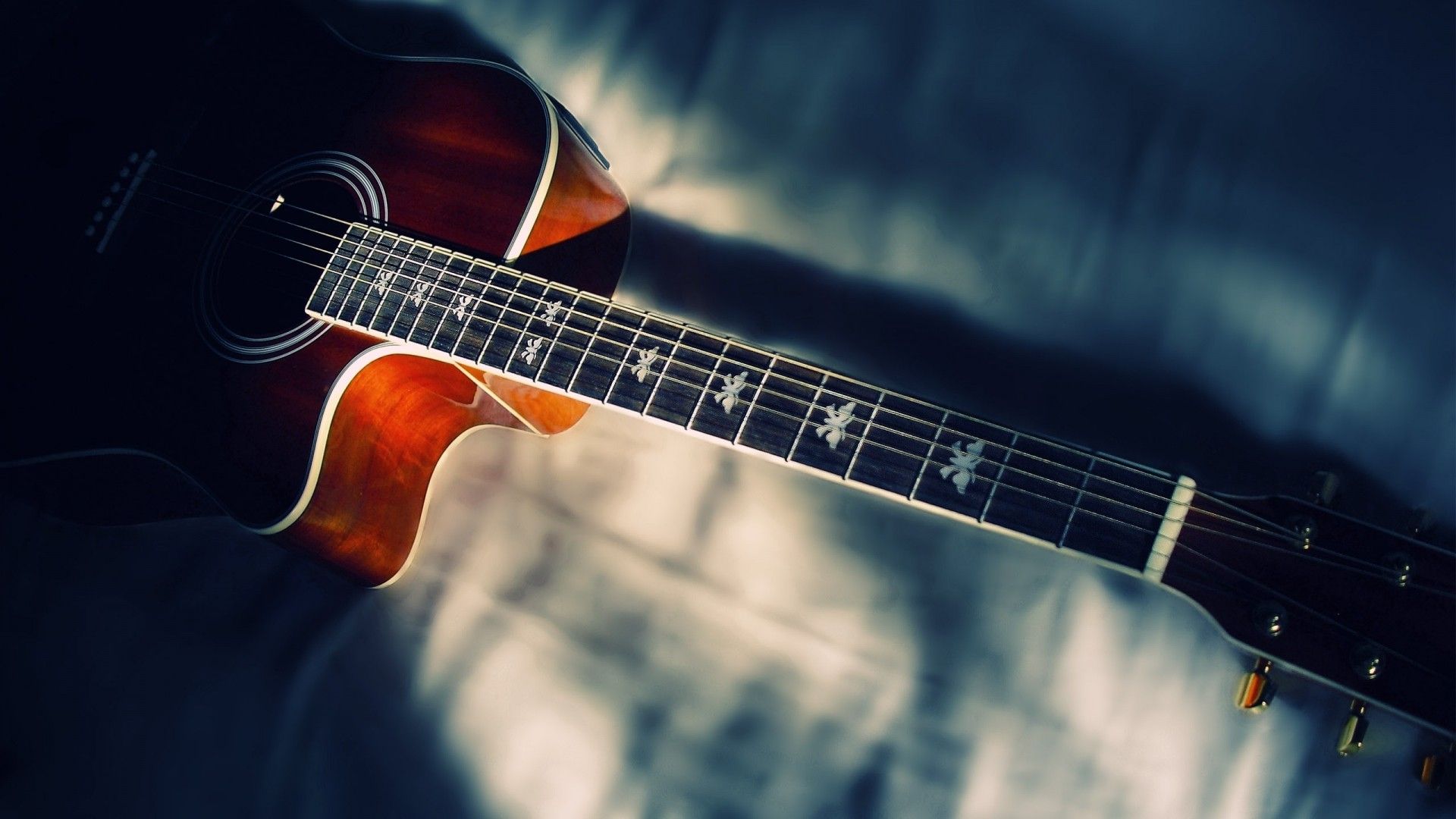 HD Acoustic Guitar Wallpaper | PixelsTalk.Net