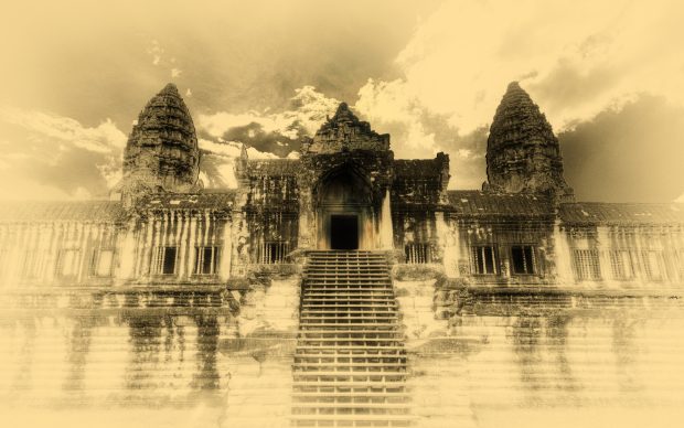 Wallpaper of Angkor Wat.