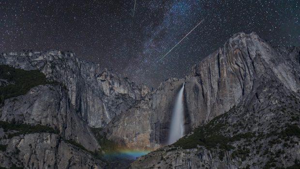 Yosemite Night Photo 4K Resolution