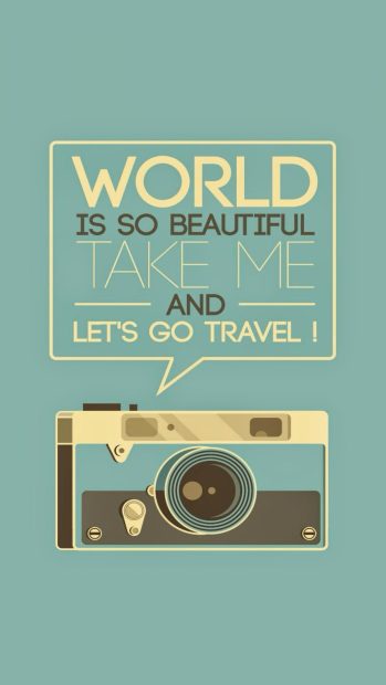 iPhone 5 retina images quotes beautiful world lets travel.