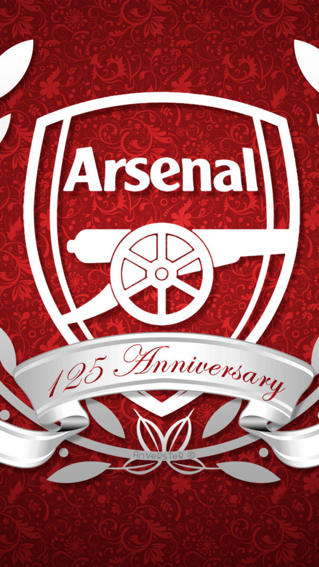 Arsenal Logo HD Wallpaper for Mobile 