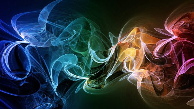 1920x1080 abstract colorful smoke art.