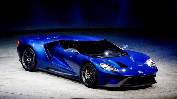 2016 Ford GT Sport Blue Wallpaper.