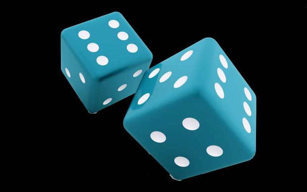 3D Aqua Dice HD Images.