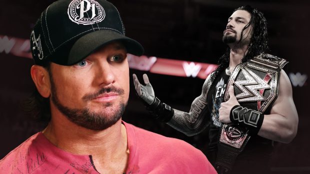 AJ Styles VS Roman Reigns Wallpapers HD Pictures.