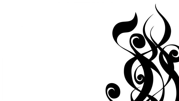 Abstraction white pattern black 3840x2160.
