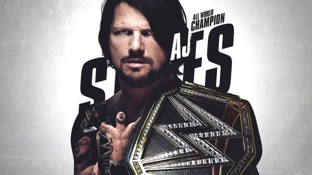 Aj styles wwe world champion wallpaper 1920x1080.