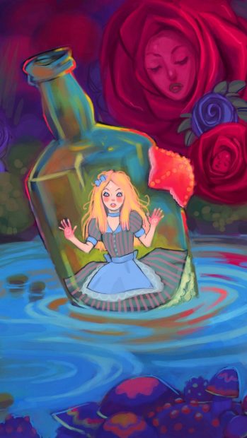 Alice In Wonderland iPhone Photos.
