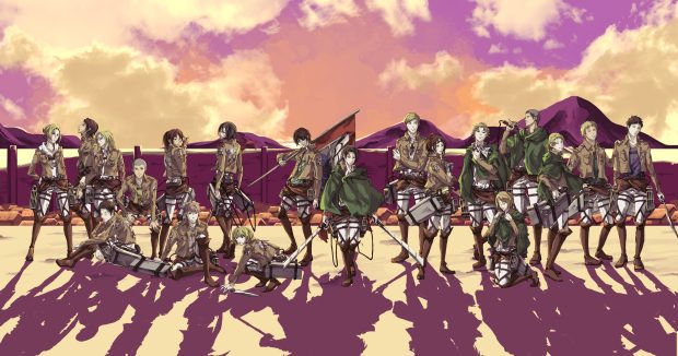 Amazing Attack On Titan Background.