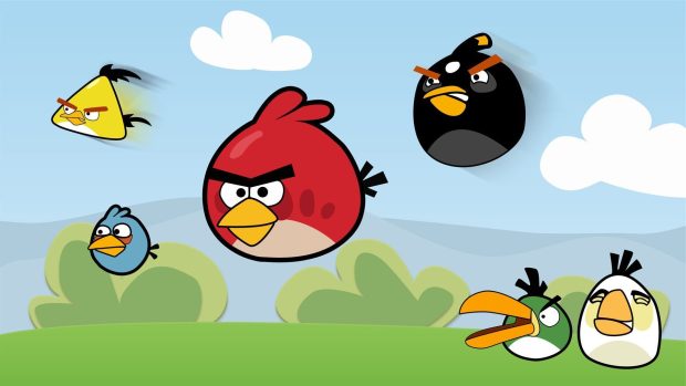 Angry Birds Background Free Download.