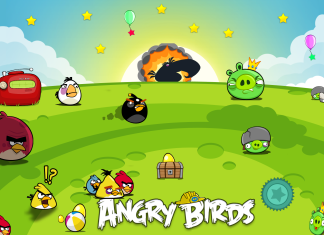 Angry Birds Background HD.