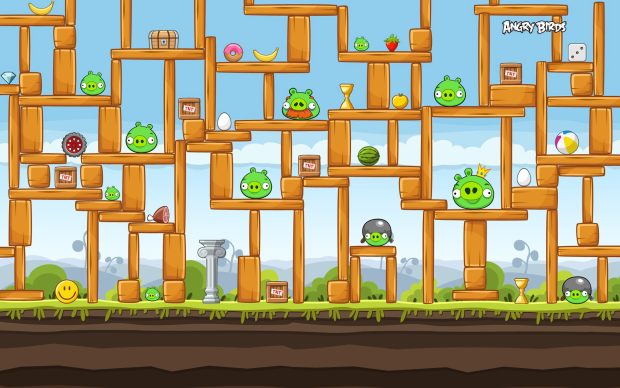 Angry Birds Background for Desktop.