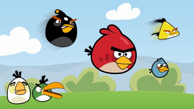 Angry Birds Full HD Wallpaper.