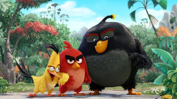 Angry Birds Movie Background.