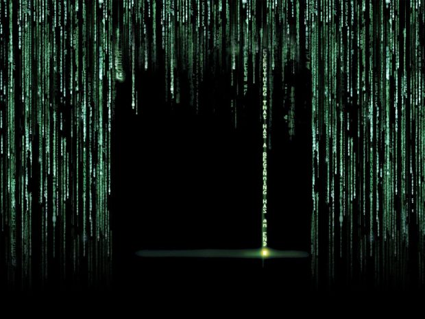 Animated Matrix Background Widescreen.