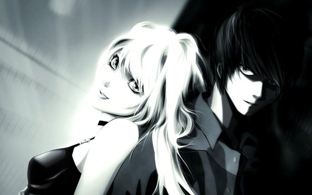 Anime Boy and Girl Background.