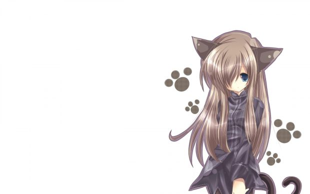 Anime Cat Girl Background.