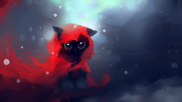 Anime Cat Wallpaper Full HD.