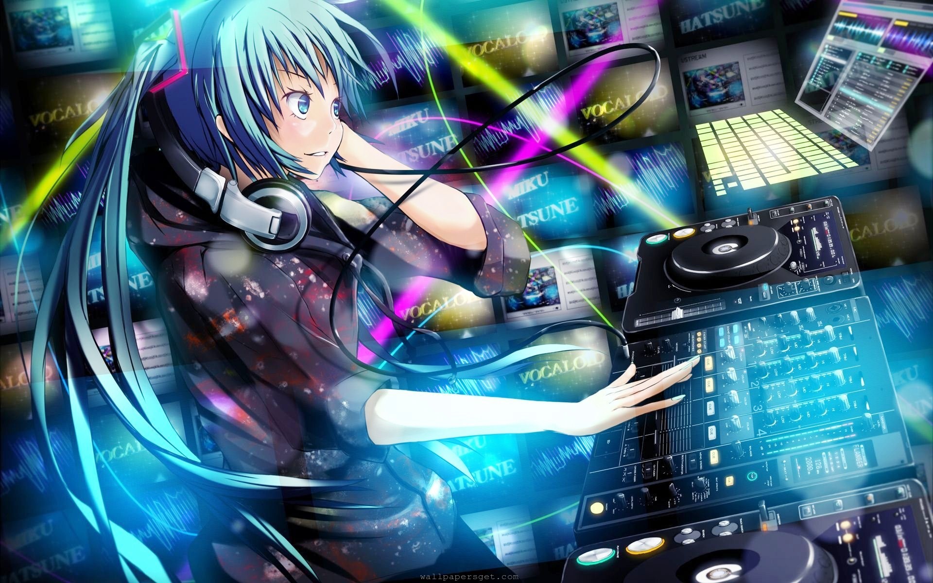 HD wallpaper Music Anime Girl  Wallpaper Flare