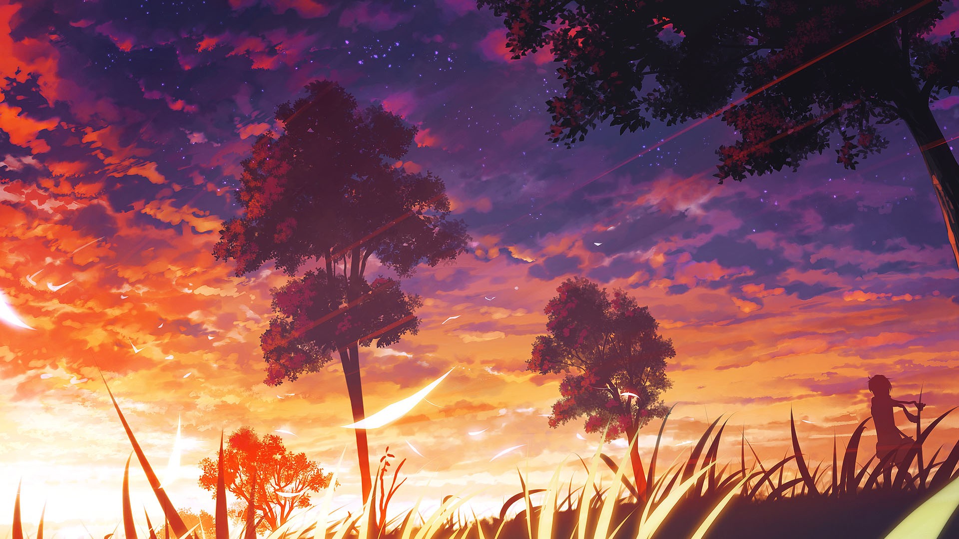 Free Anime Landscape Backgrounds 