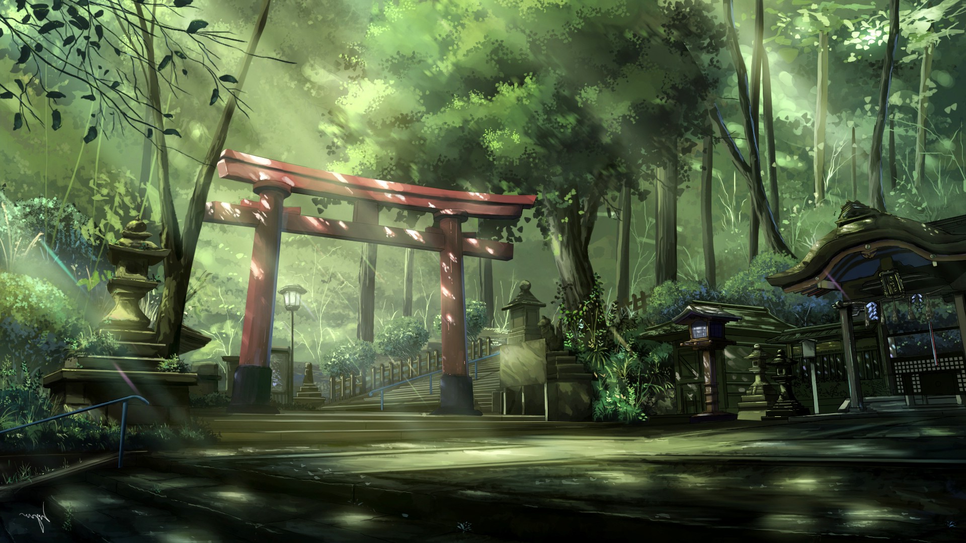 Anime Landscape Wallpaper HD 