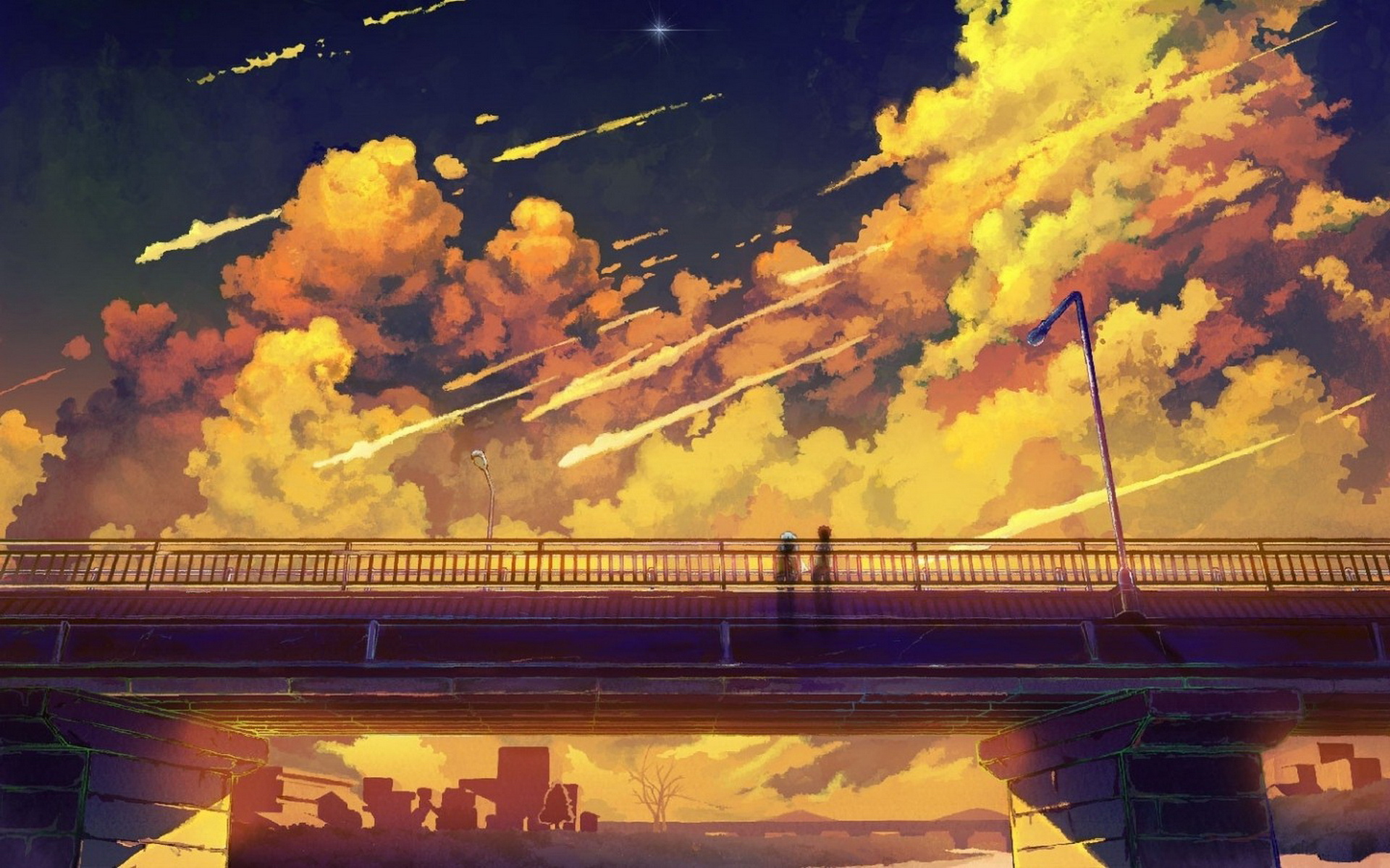 Anime Night 4k landscape wallpaper by CYBERxYT on DeviantArt-demhanvico.com.vn