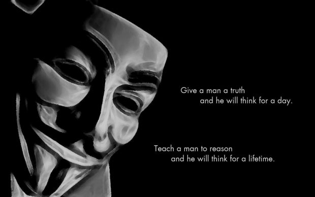 Anonymous Mask Wallpapers HD Free Download.