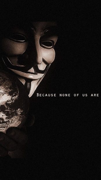 Anonymous Wallpaper Wide for Iphone.