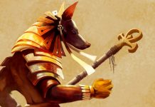 Anubis Full HD Wallpaper.