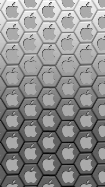 Apple Logo Set Black Background for Iphone.