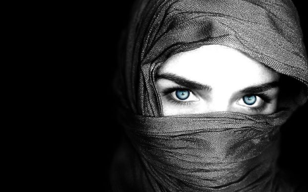 Arabic Girl Background.