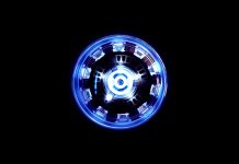 Arc Reactor Iron Man Background Free Download.