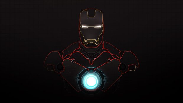 Arc Reactor Iron Man Wallpaper Full HD.