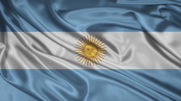 Argentina Flag Full HD Wallpaper.