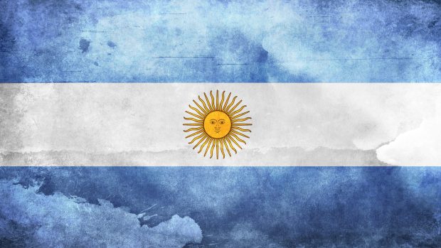 Argentina Flag Wallpaper Full HD.