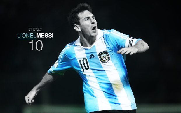 Argentina Soccer Captain Messi Wallpaper for Desktop.