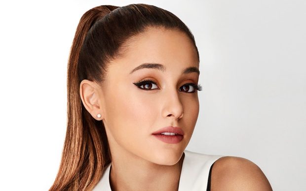 Ariana Grande eyes white background hd wallpapers.