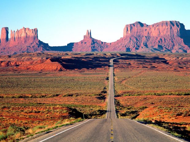 Arizona Road Landscape Photo.