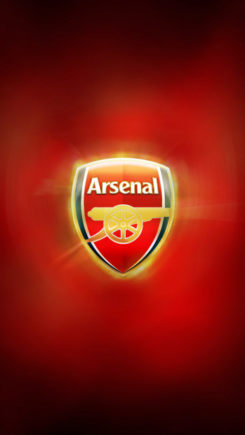 Arsenal Logo Light HD Wallpaper for Mobile.