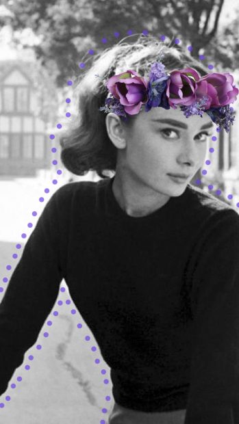 Art Audrey Hepburn Wallpaper for Android.
