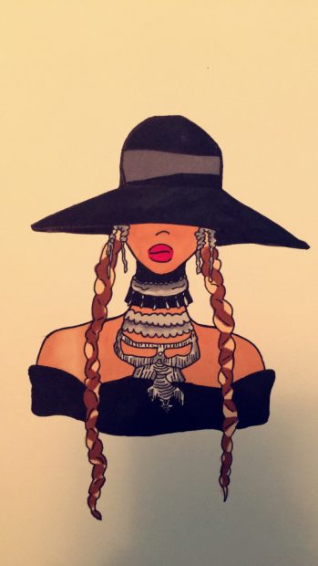 Art Beyonce iPhone 1080x1920 HQ.
