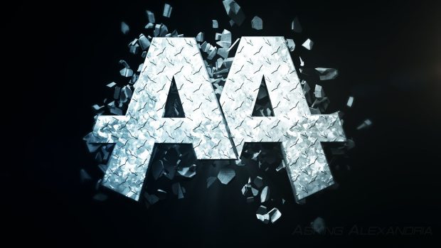 Asking Alexandria Logo Background.