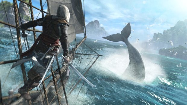 Assassin's Creed Black Flag Full HD Wallpaper.