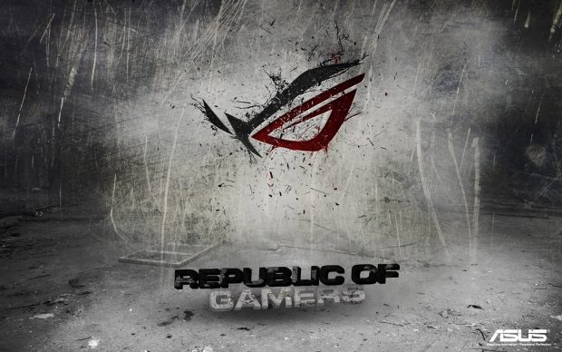 Asus ROG Republic Of Gamers Logo Laptop 3840x2400.