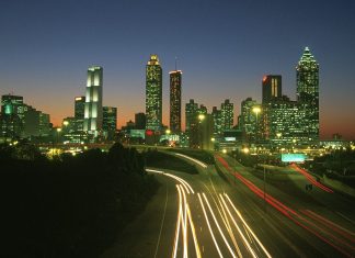 Atlanta Skyline At Night HQ.